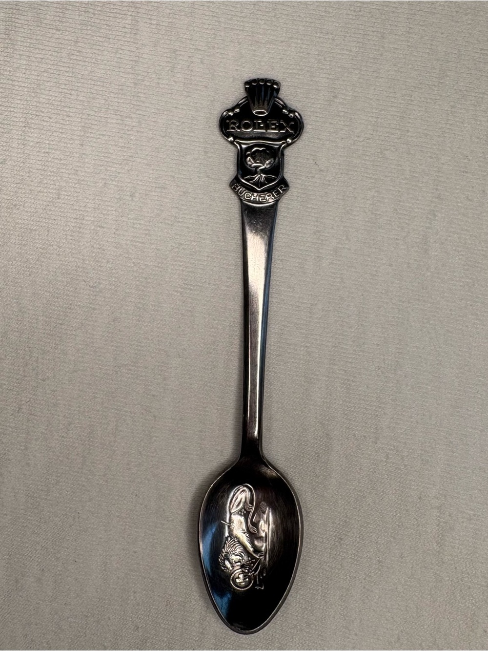 Rolex Souvenir Collectible Silver-Tone Spoon